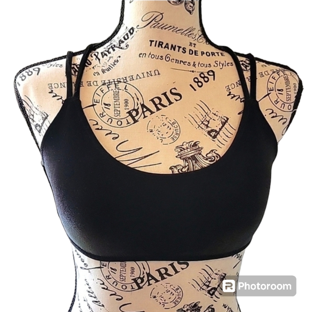 PINK by Victoria's Secret Black Bikini Top